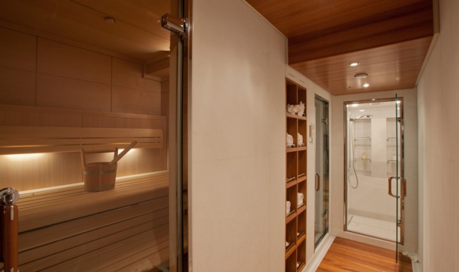 Superyacht CHOPI CHOPI - Wellness area lower deck