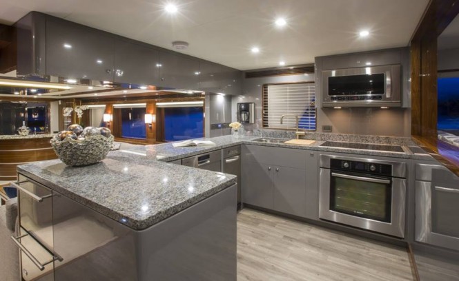 Ti Punch superyacht - Galley