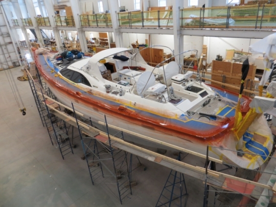 Works on Cockliecious Yacht