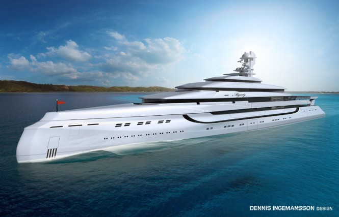 180m superyacht HER MAJESTY concept