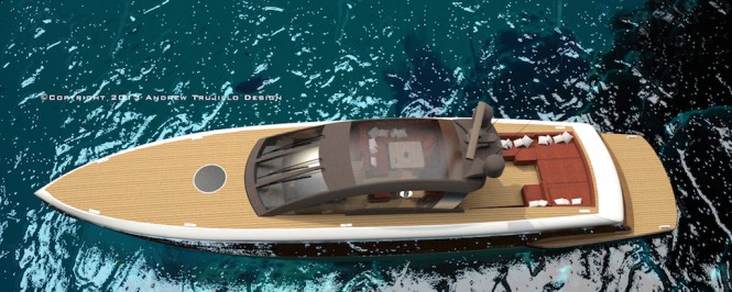 25m Wooden Luxury Motor Yacht Concept by Andrew Trujillo