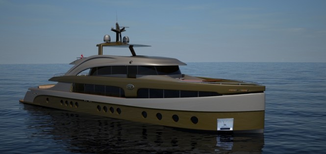 40m superyacht UF - 42EK13 - 135 concept by Ozgur Ufakacar