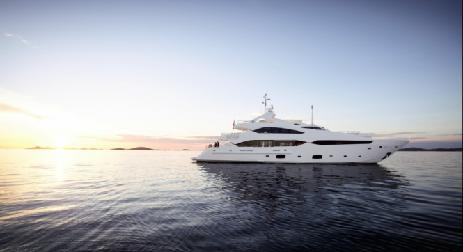 A Sunseeker 40m Yacht