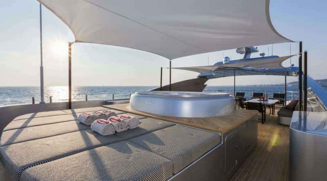 Aboard Panthera superyacht