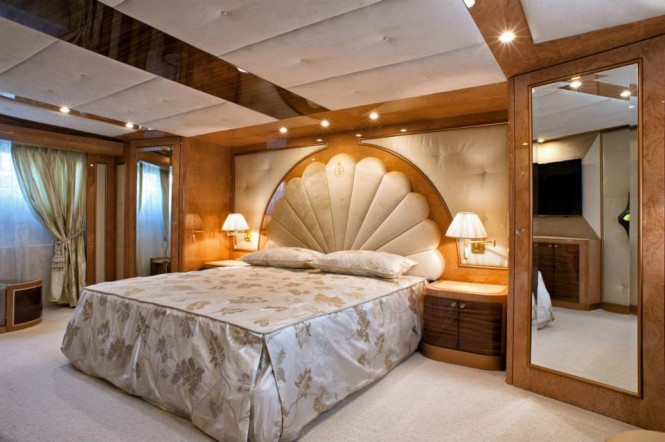 Amer Cento superyacht - Master Cabin