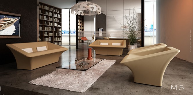 Crescendo Yacht Design - Owners Saloon