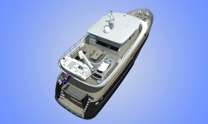 Destiny superyacht - aft view