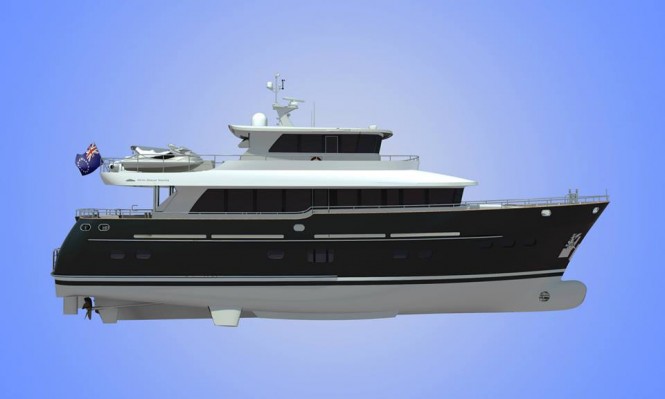 Destiny yacht - side view
