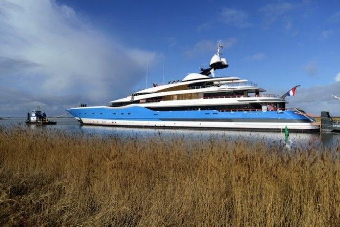 Feadship launch superyacht Madame Gu