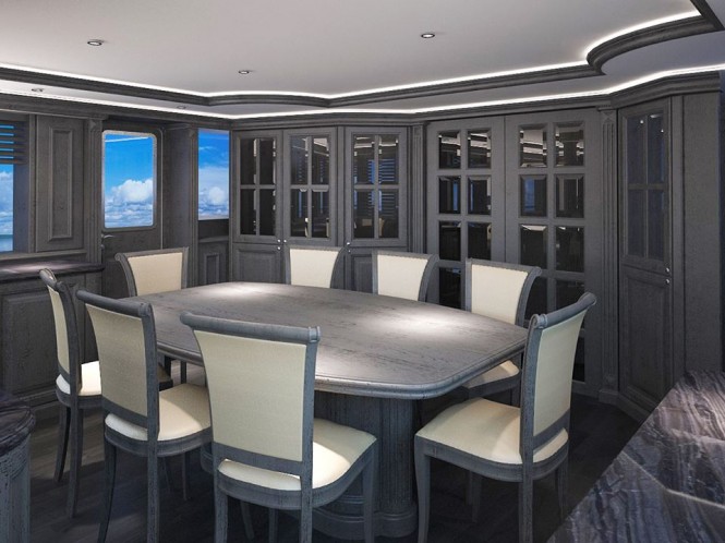 Luxury yacht Destiny - Dining