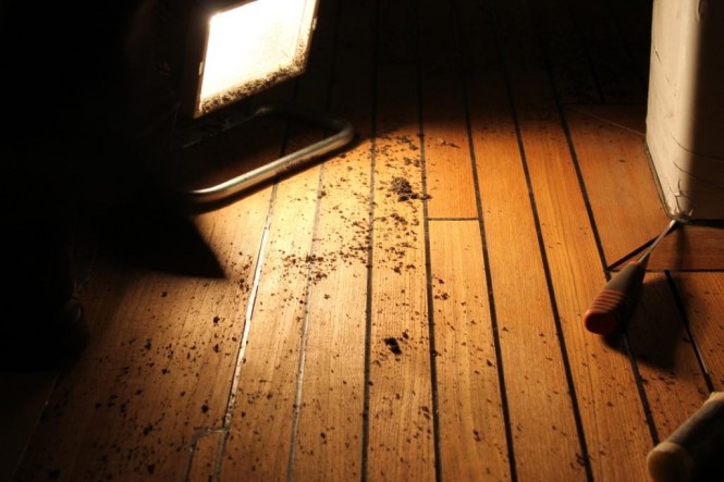 Princess Too yacht being refitted at ICON Yachts