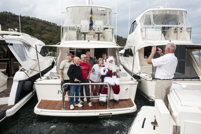 R Marine Sydney's dealer principal Michael Joyce captures the Christmas spirit on camera