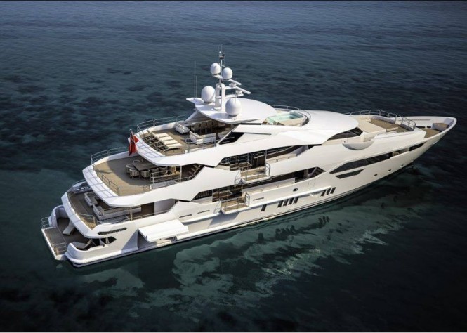 Rendering of Sunseeker 155 Yacht