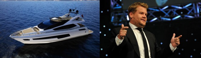 Sunseeker 75 Yacht to be unveiled by James Corden at the 2014 London Boat Show