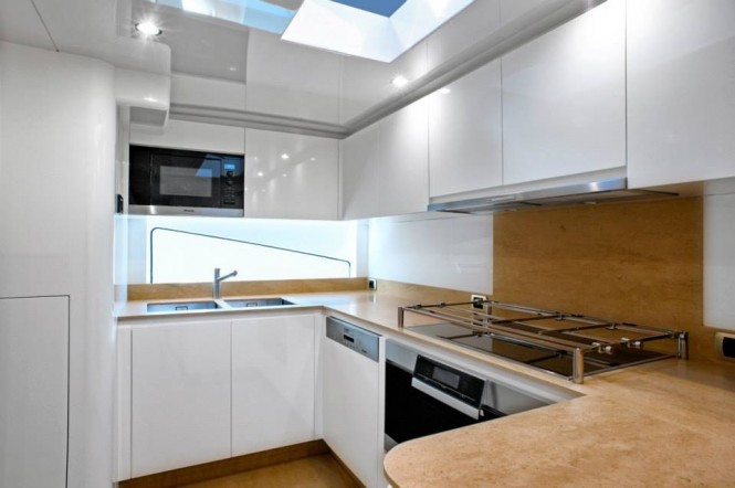 Superyacht AmerCento - Galley