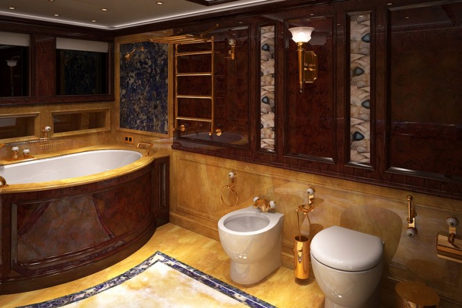 Superyacht Artpolaris - Bathroom