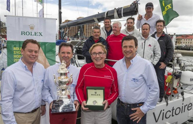 Victoire crew - Photo by Rolex Carlo Borlenghi