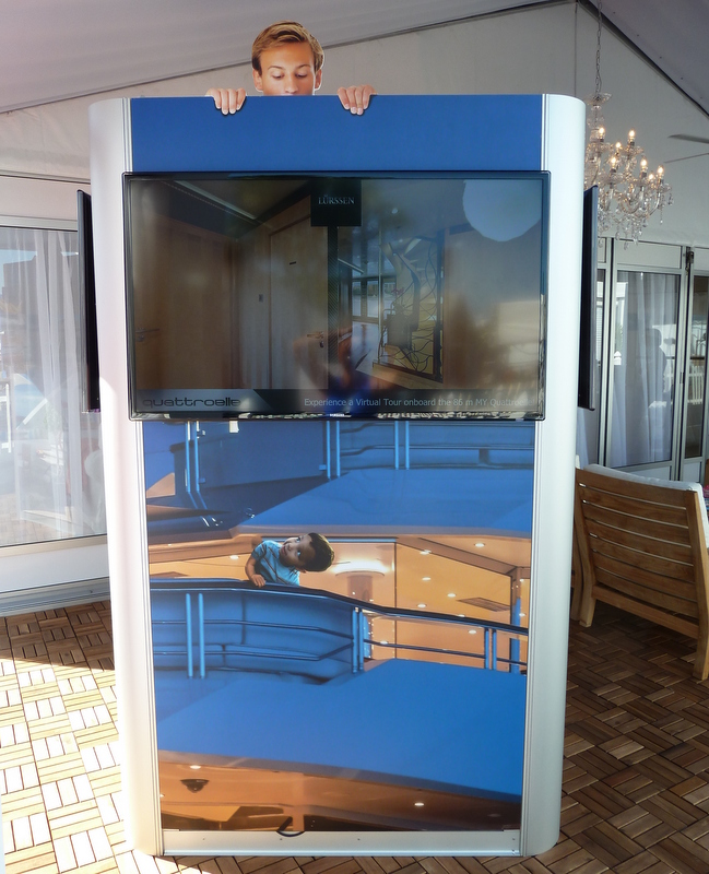 Virtual reality booth introduced by Lurssen