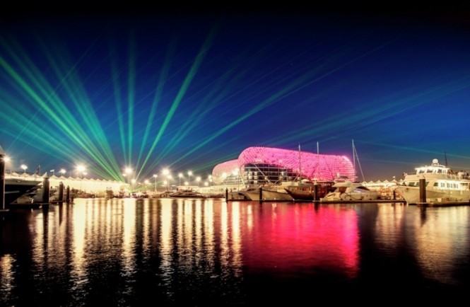 Yas Marina by night