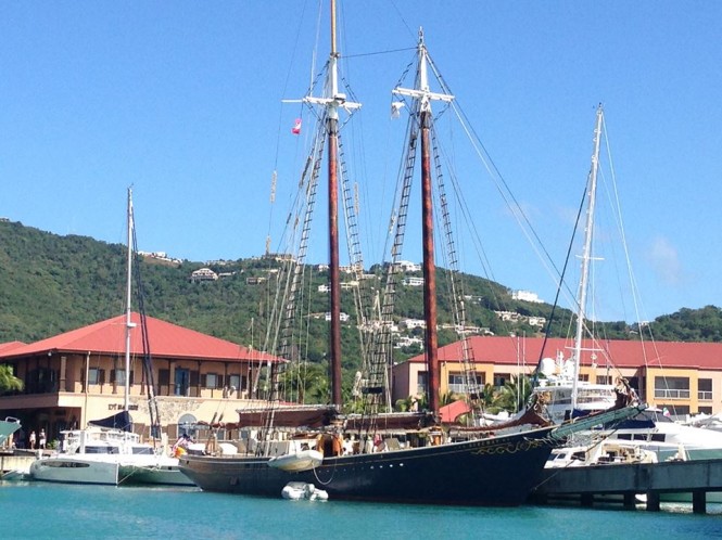 137ft superyacht Roseway at IGY's Yacht Haven Grande Marina