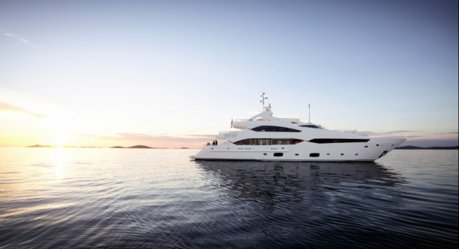 A Sunseeker 40m Yacht