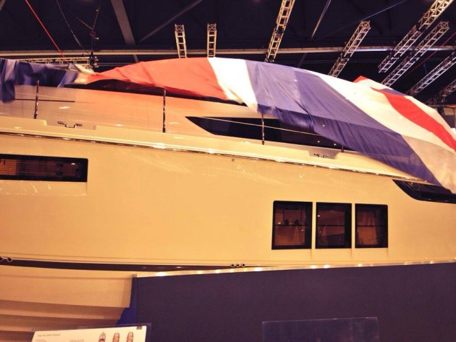 Fairline Targe 48 Yacht unveiled at the London Boat Show 2014