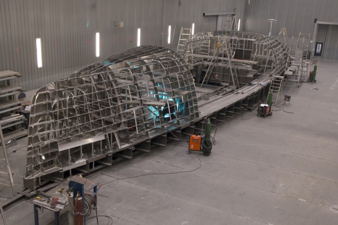 Jongert 3200P Yacht under construction