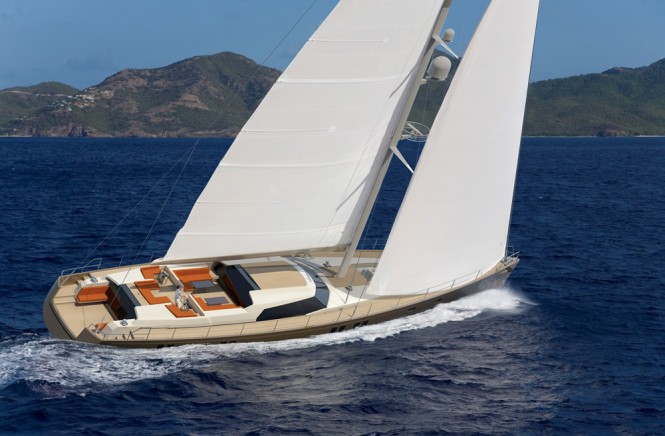 Jongert 3200P superyacht running