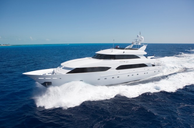 Luxury charter yacht NORTHERN LIGHTS repowered by Derecktor Florida