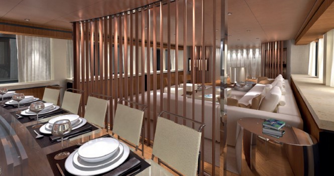 Motor yacht Azuro - Dining
