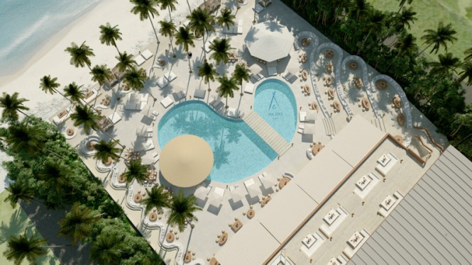 Nikki Beach Phuket - Beach Club and Restaurant from above