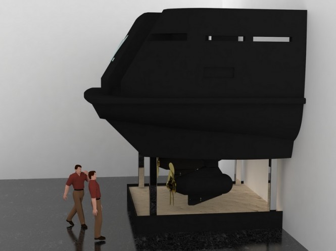 Original stern of 24m DEY