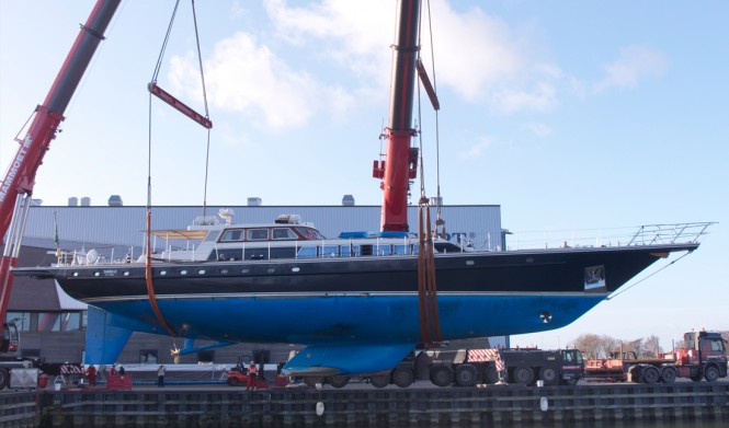 Sailing yacht Tamer 2 - side view