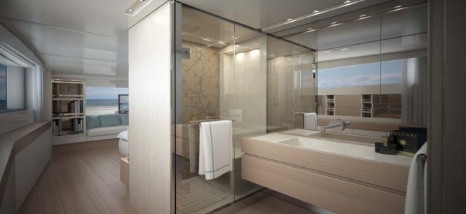 Sanlorenzo motor yacht SL104-592 - Owners Bathroom