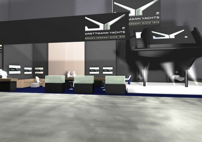 Stand of Drettmann Yachts at boot Dusseldorf 2014