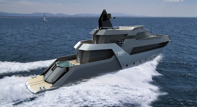 Sunbreak 37 yacht concept - side view