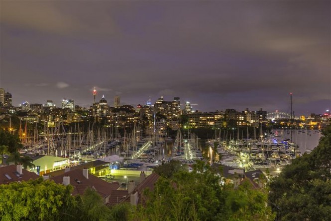 The Cruising Yacht Club of Australia (CYCA) on Christmas Eve