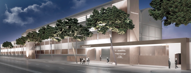 The rendering of the new Italian Sea Group Headquarters