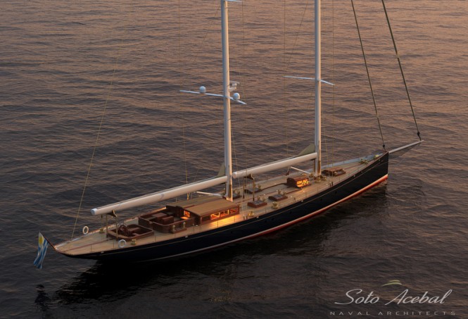 Luxury Schooner Dona Francisca by Astillero Buquebus and Soto Acebal NA