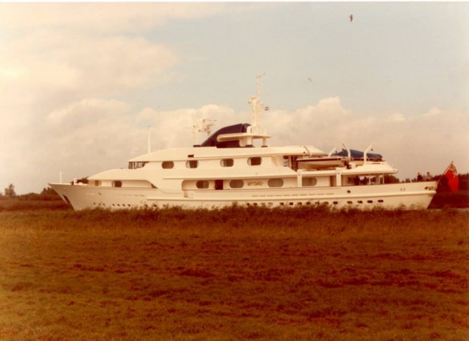 57m superyacht Cleopatra C (ex My Gail III) with naval architecture by Diana Yacht Design