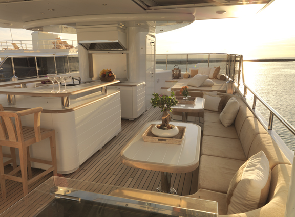 Aboard Eileen superyacht