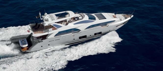 An Azimut Grande 100 Yacht