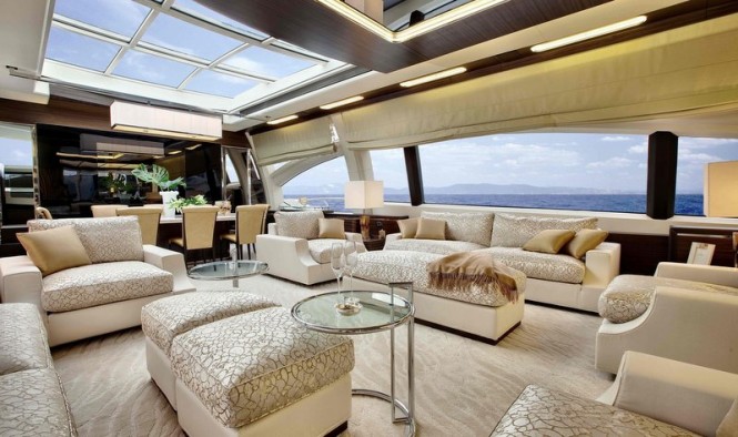 Azimut Grande 120SL Yacht Hull no. 3 - Saloon