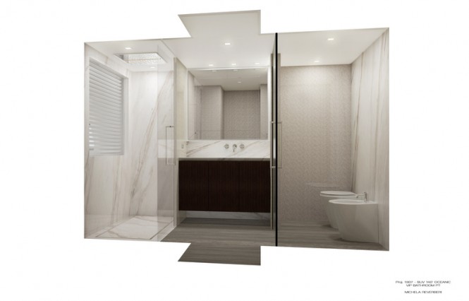 First Oceanic Yachts 140 superyacht - VIP Bathroom