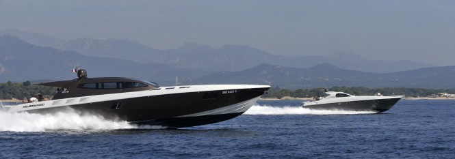 OTAM Millennium 80 superyacht at full speed
