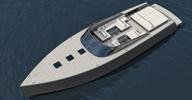 Rendering of VanDutch 70 Yacht
