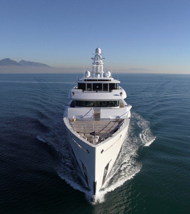 Superyacht Grace E - front view
