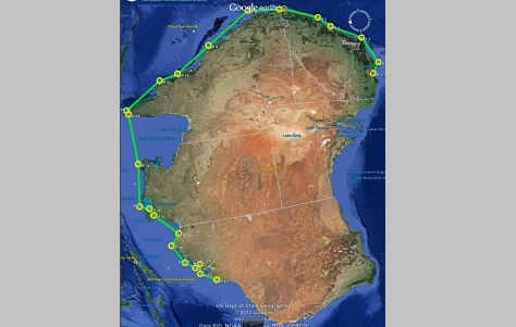 A 7000 mile, seven-month cruise around the coast of Australia