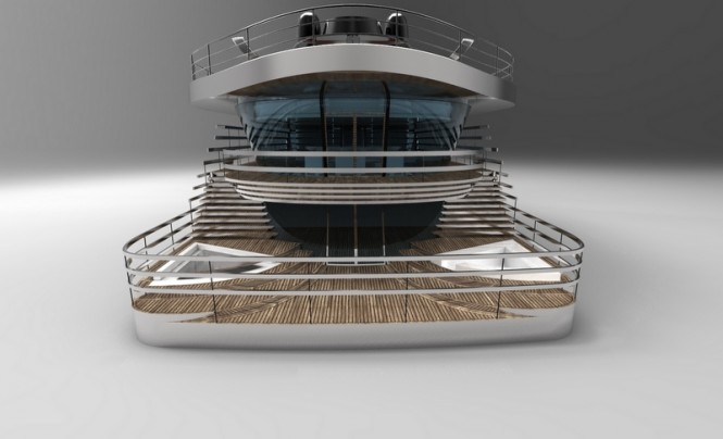 Atlantic Yacht Design - aft view