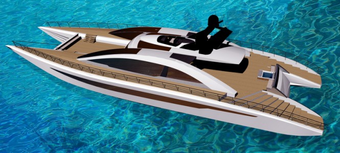 Equinox Yacht Concept from above